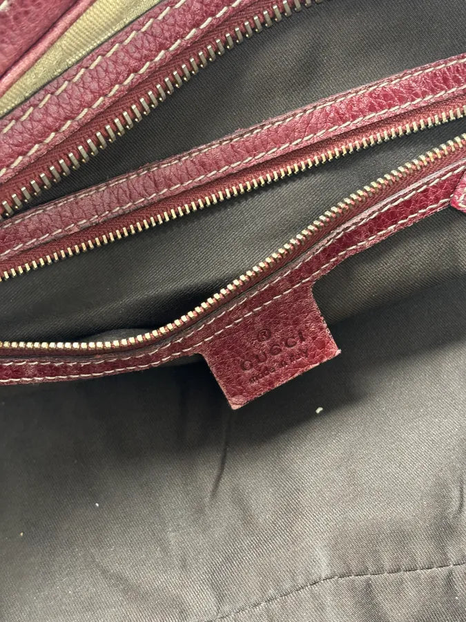 SS2009 Gucci Red & Beige Monogram Heritage Bag by Frida Giannini dfXuihY 21