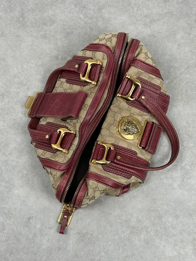 SS2009 Gucci Red & Beige Monogram Heritage Bag by Frida Giannini dfXuihY 18