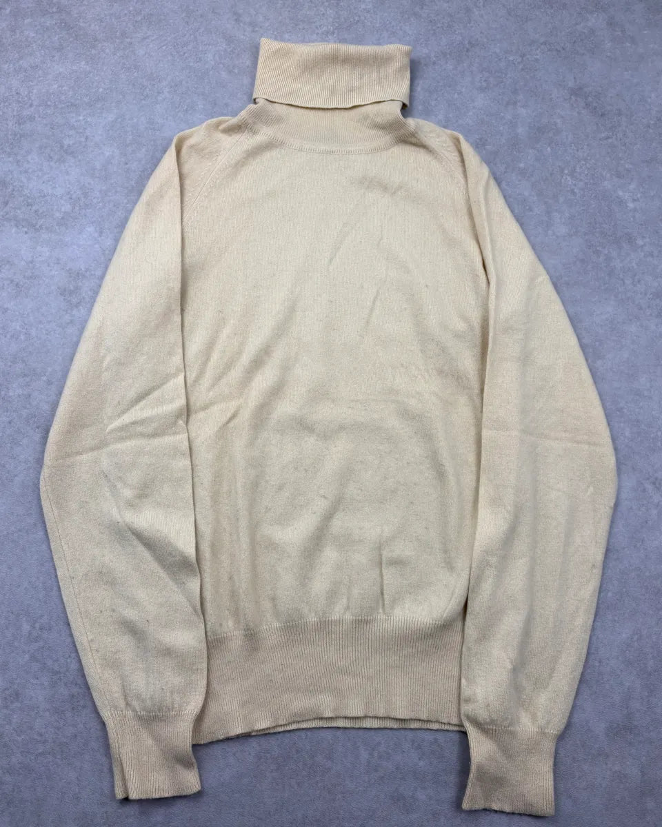 2000s Gucci Beige Cashmere Classy Turtleneck Sweater by Tom Ford sNmssVw 0