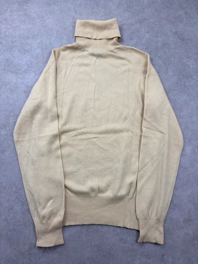 2000s Gucci Beige Cashmere Classy Turtleneck Sweater by Tom Ford sNmssVw 5
