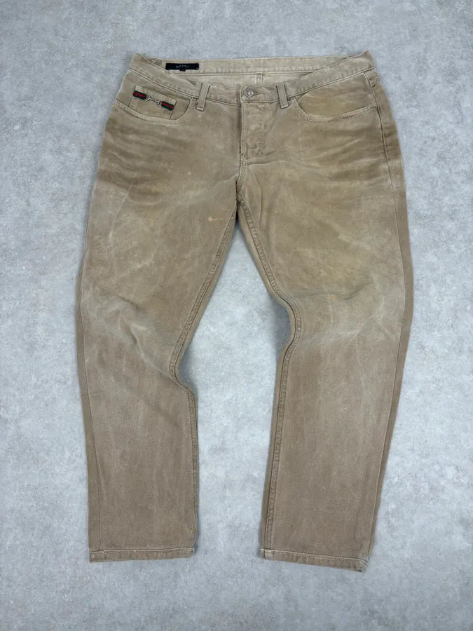 2010s Gucci Beige Skinny Pants IVNRcqQ 3