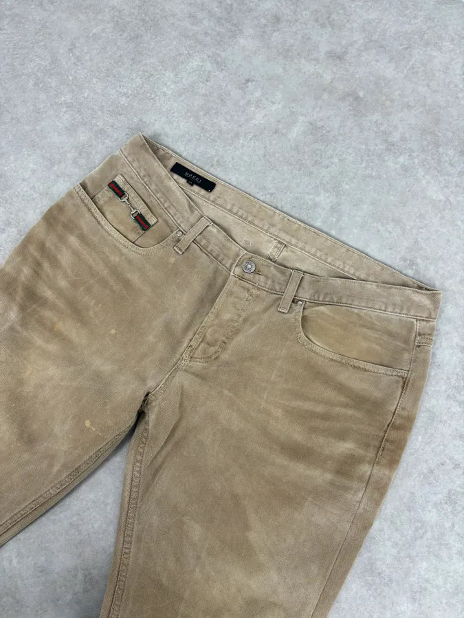 2010s Gucci Beige Skinny Pants IVNRcqQ 4