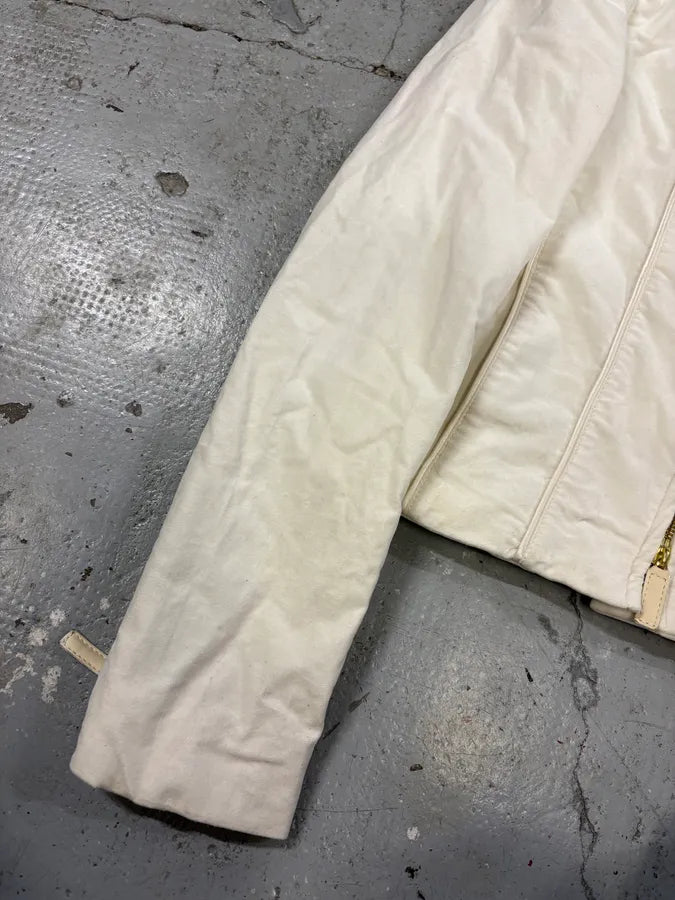 2000s Gucci Beige Lady Cotton Jacket QrbQrYT 5