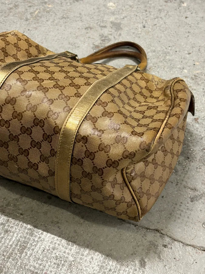 2000s Gucci Beige Monogram Canvas Tote Bag TtjDNvM 5