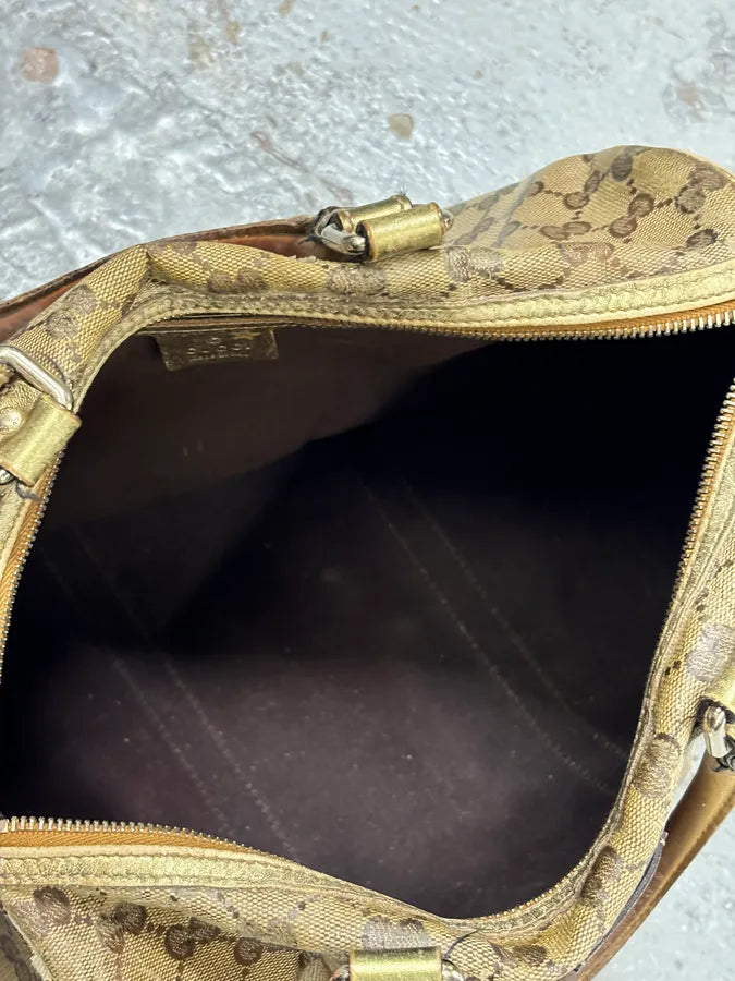 2000s Gucci Beige Monogram Canvas Tote Bag TtjDNvM 14
