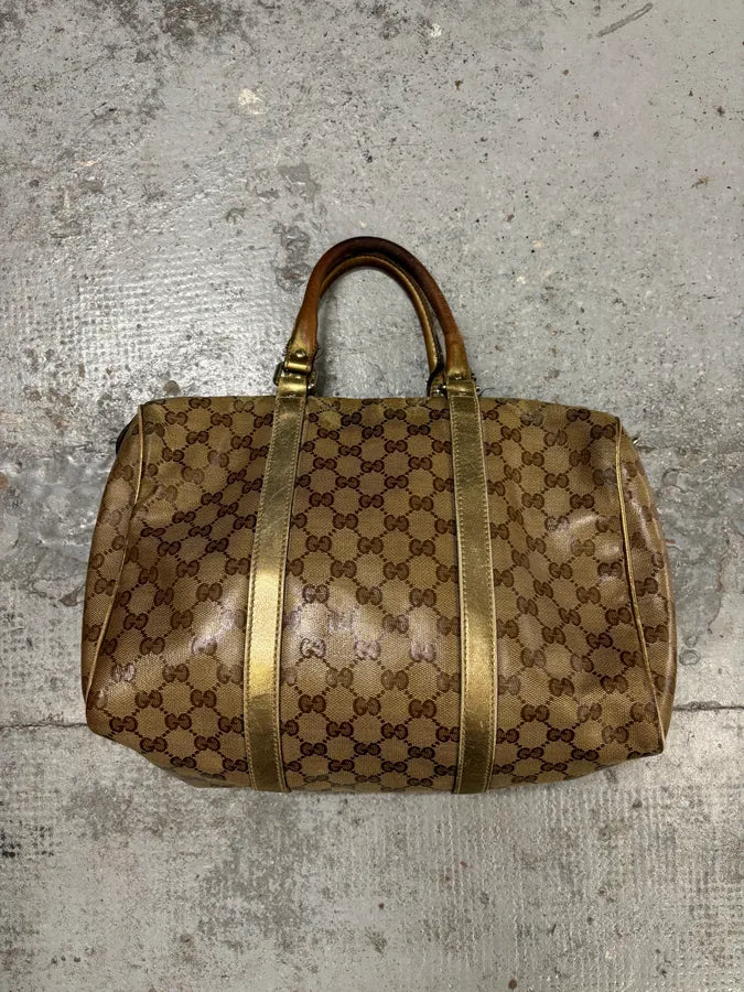 2000s Gucci Beige Monogram Canvas Tote Bag TtjDNvM 3