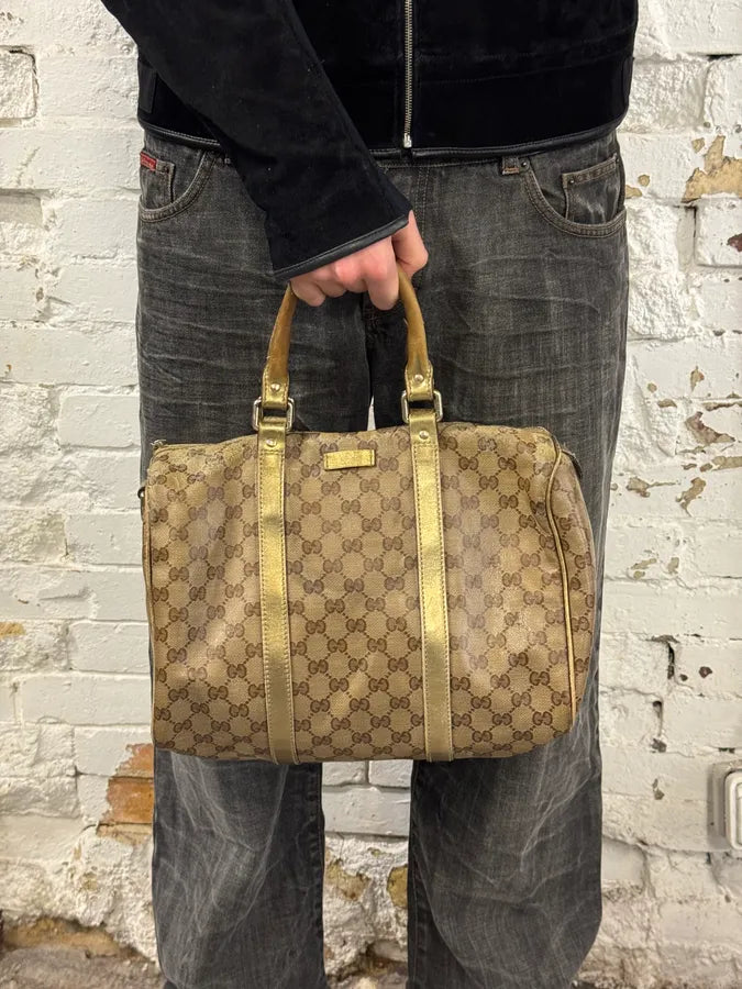 2000s Gucci Beige Monogram Canvas Tote Bag TtjDNvM 2