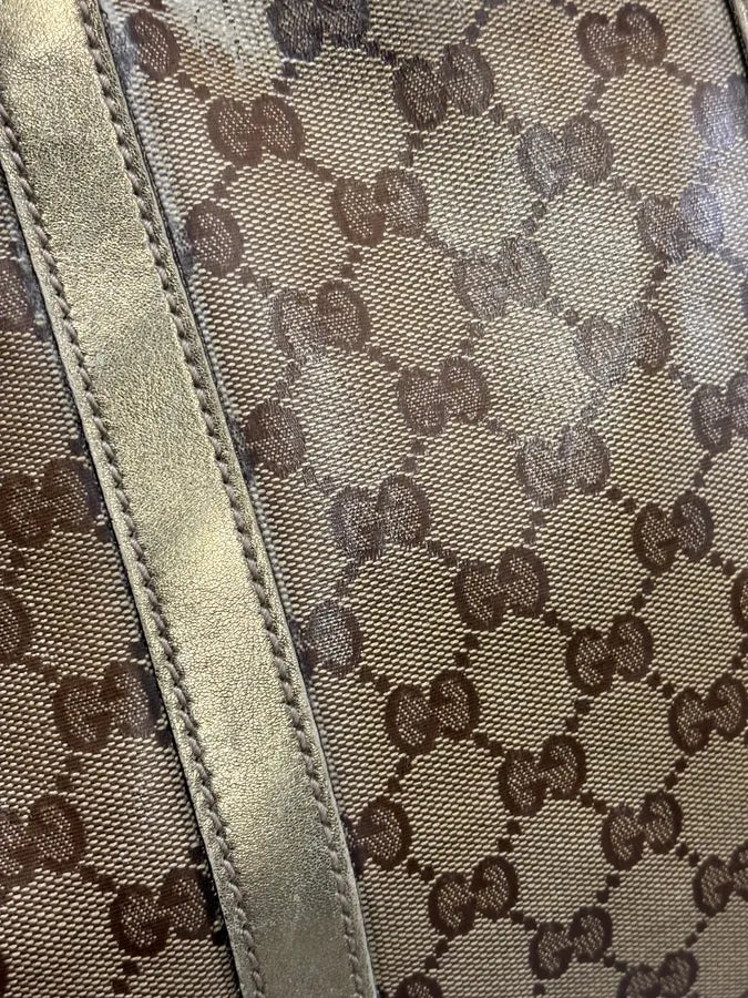 2000s Gucci Beige Monogram Canvas Tote Bag TtjDNvM 12