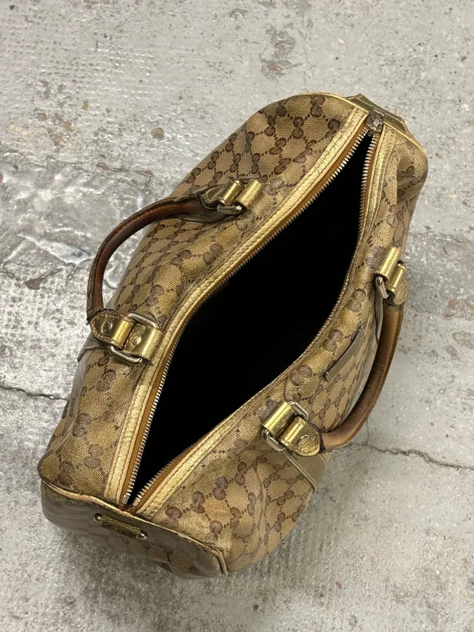 2000s Gucci Beige Monogram Canvas Tote Bag TtjDNvM 13