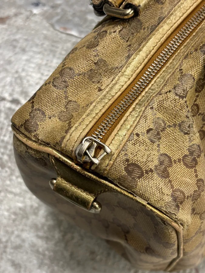 2000s Gucci Beige Monogram Canvas Tote Bag TtjDNvM 11