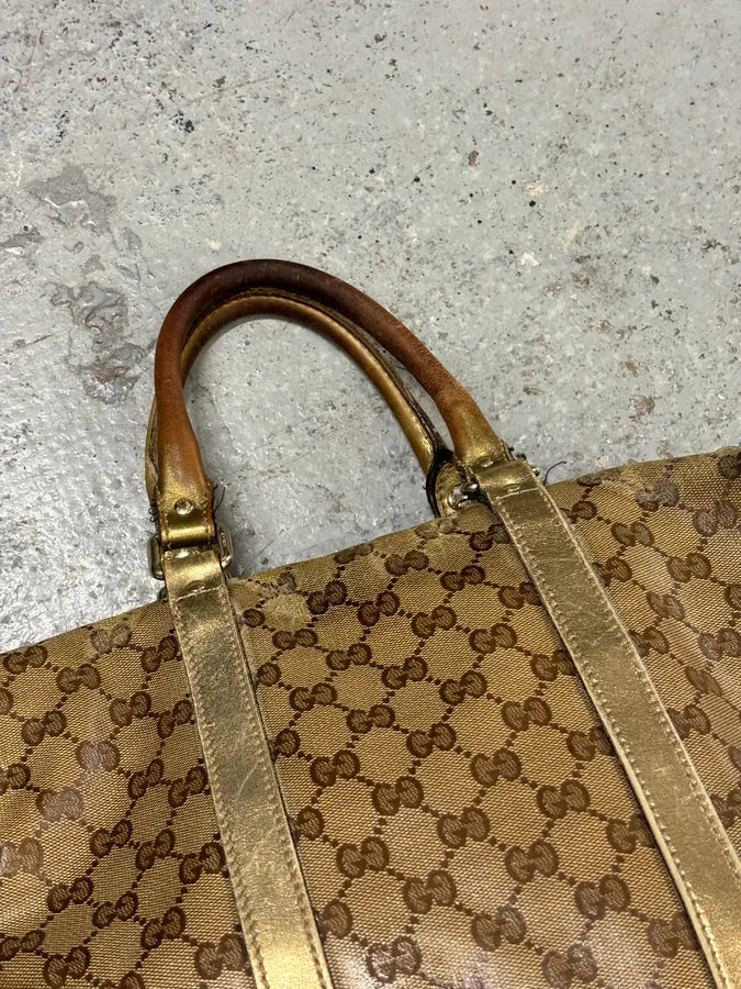 2000s Gucci Beige Monogram Canvas Tote Bag TtjDNvM 8