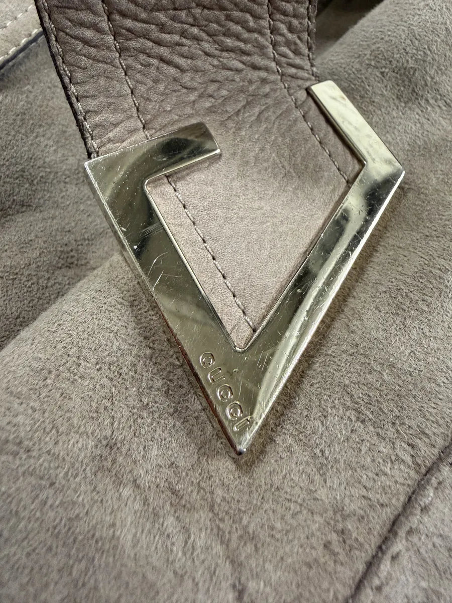 2000s Gucci Beige Premium Shearling Long Belted Coat IvAJOuu 8