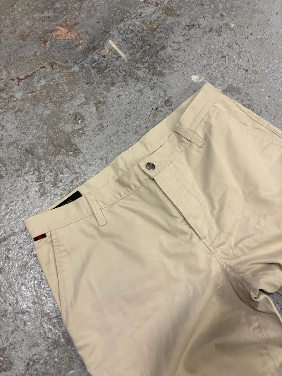 2000s Gucci Beige Pure Regular Chino Pants avJhIKQ 10