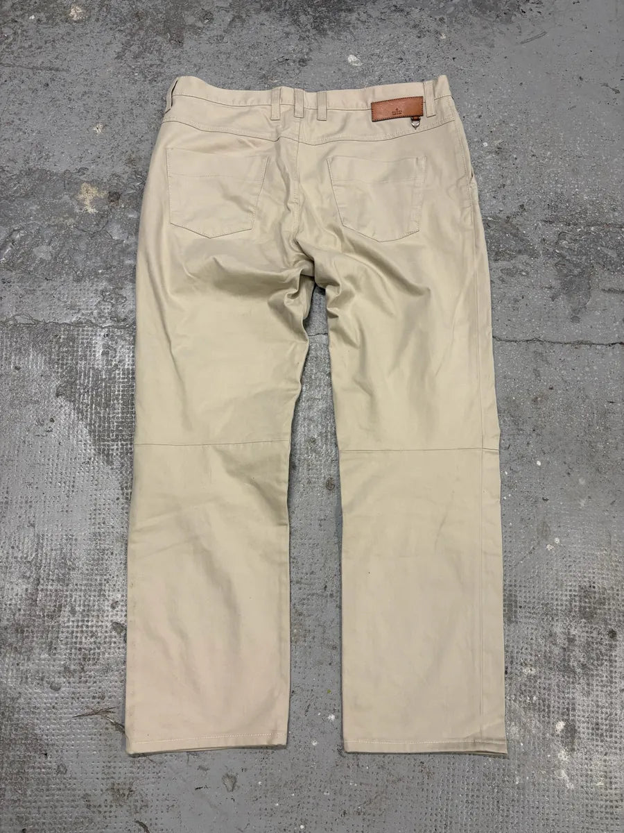 2000s Gucci Beige Pure Regular Chino Pants avJhIKQ 3