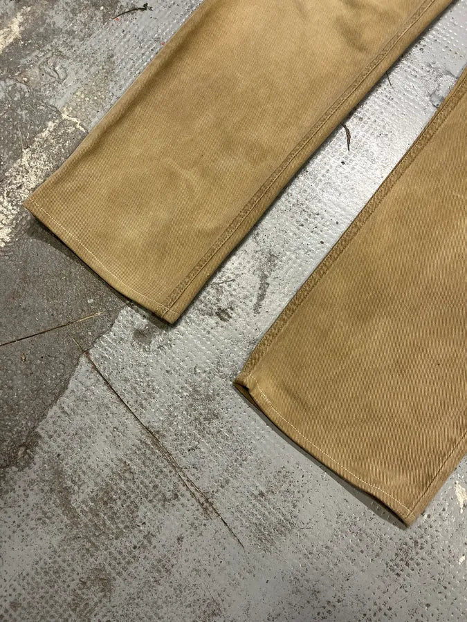 2000s Gucci Beige Relaxed Slim Pants NqlKwDV 6