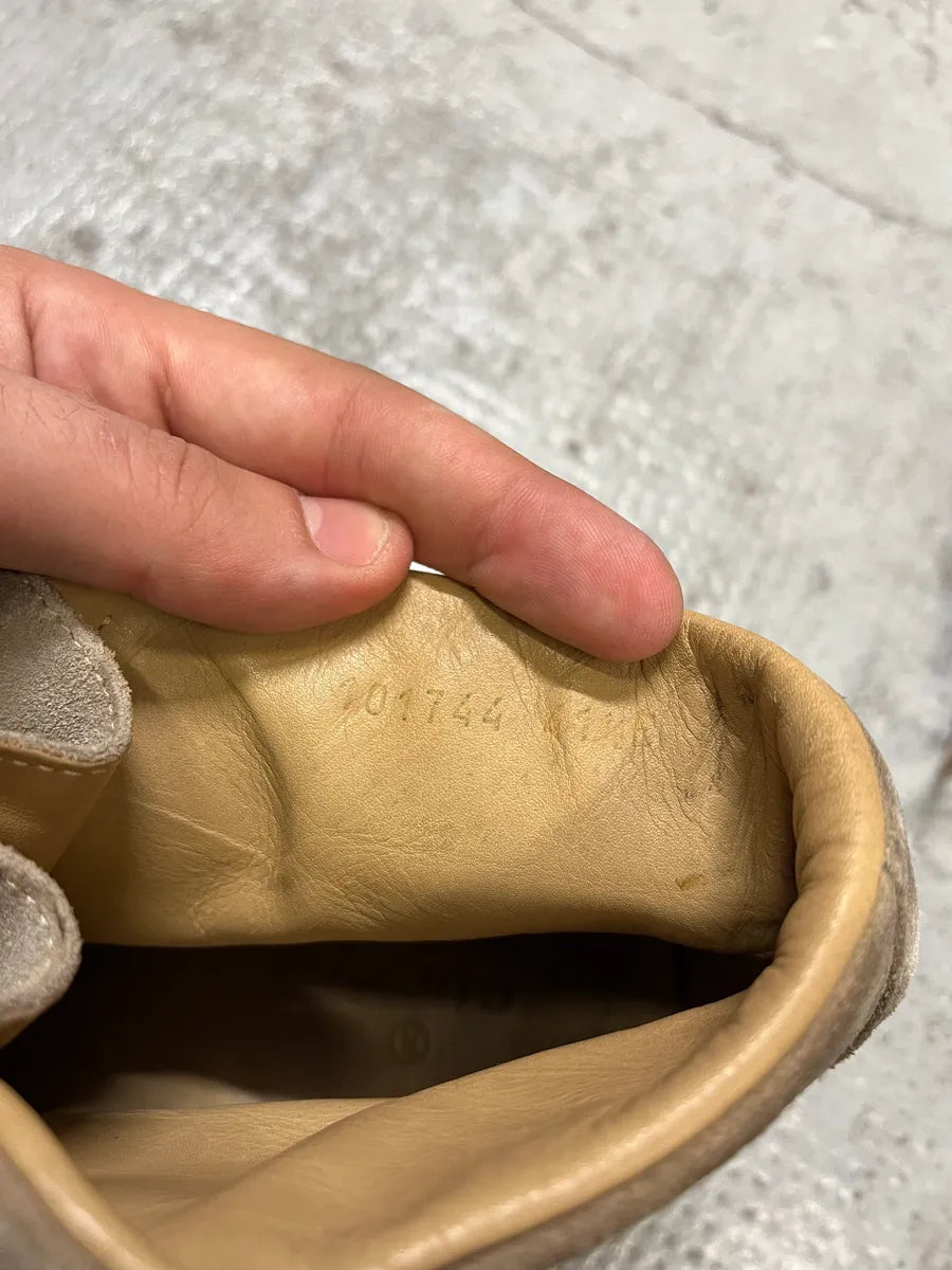 2000s Gucci Beige Suede Hiking Boots GCXElbO 6