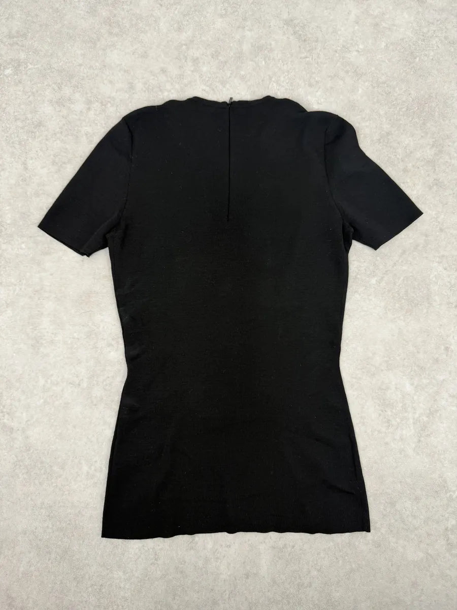 2000s Gucci Black & Brown Python Leather Obscure T-Shirt DRpfyLn 4