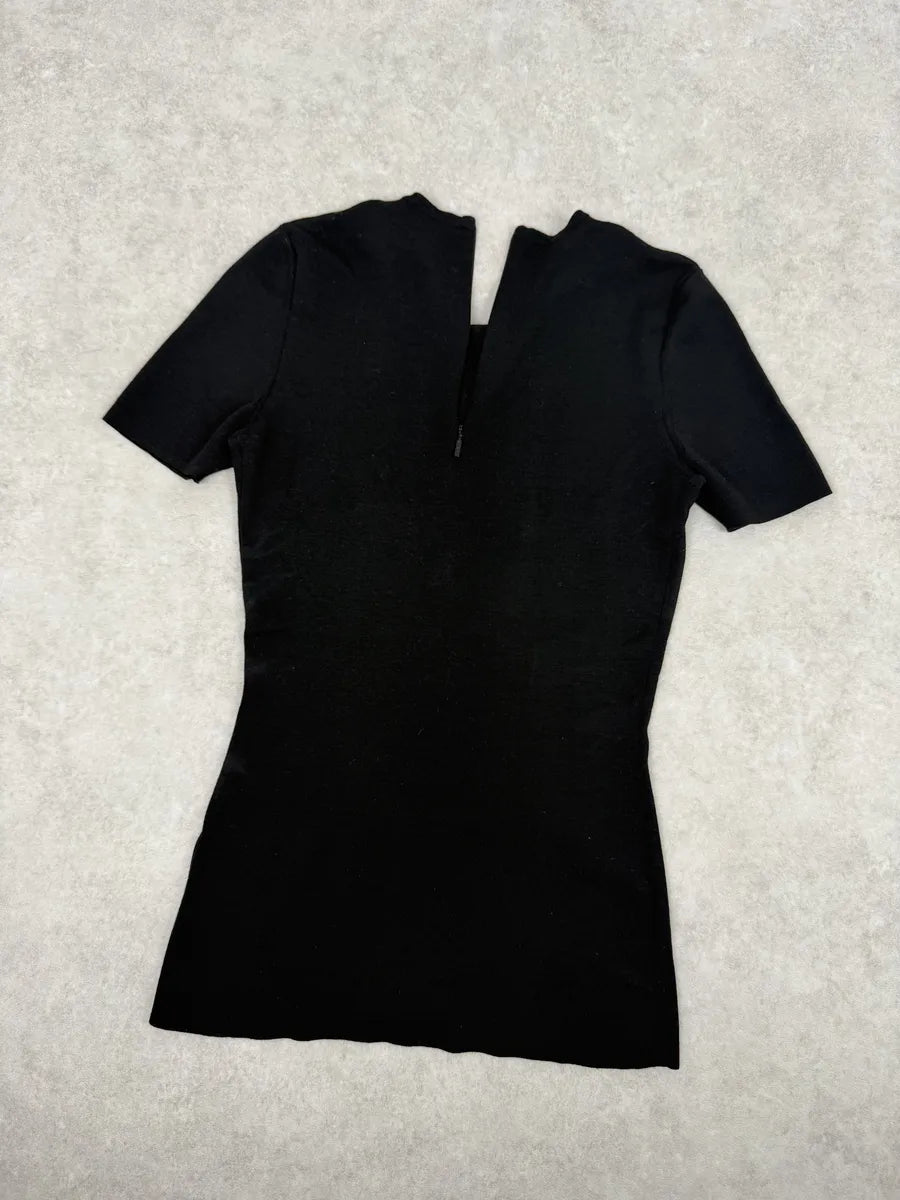 2000s Gucci Black & Brown Python Leather Obscure T-Shirt DRpfyLn 6