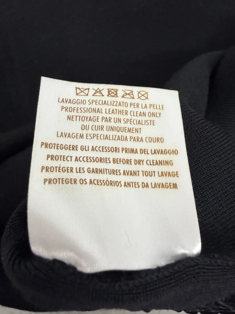 2000s Gucci Black & Brown Python Leather Obscure T-Shirt DRpfyLn 7