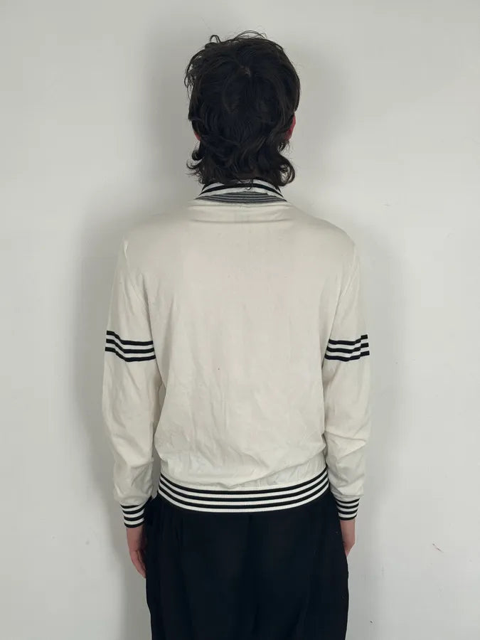 2000s Gucci Black & White Signature Cardigan Zip-up Sweater eWUsvBA 2