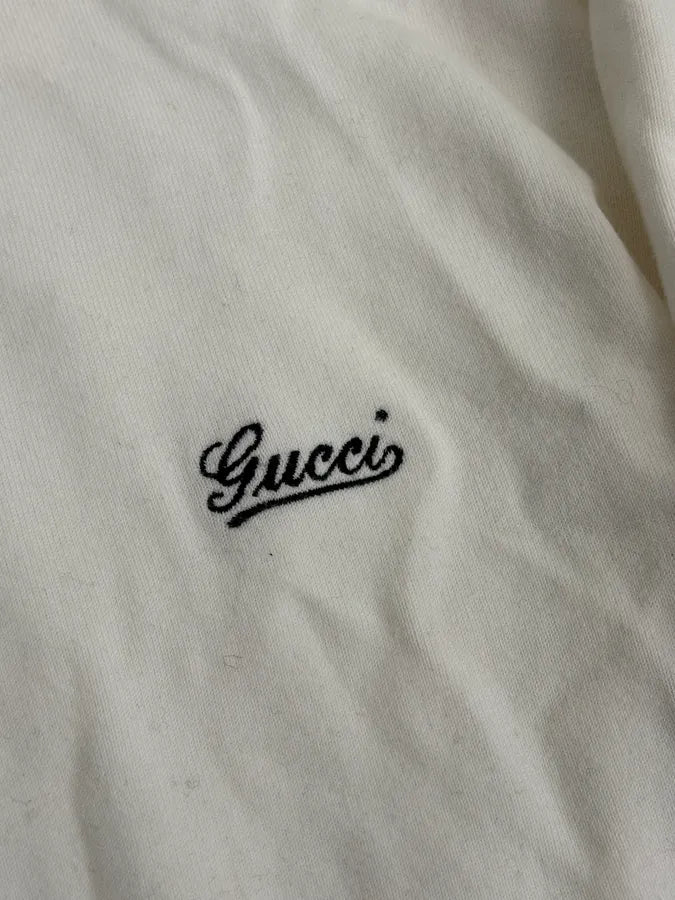 2000s Gucci Black & White Signature Cardigan Zip-up Sweater eWUsvBA 9