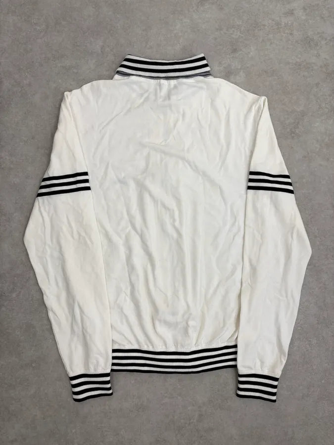 2000s Gucci Black & White Signature Cardigan Zip-up Sweater eWUsvBA 5