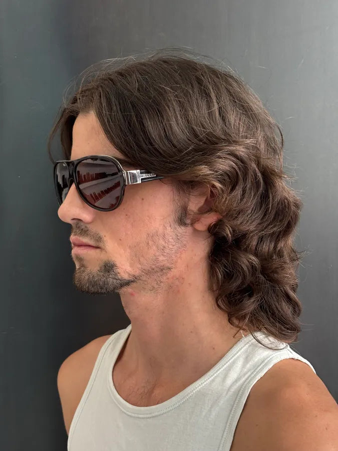 2000s Gucci Black Acetate Aviator Sunglasses ngxGkaU 2