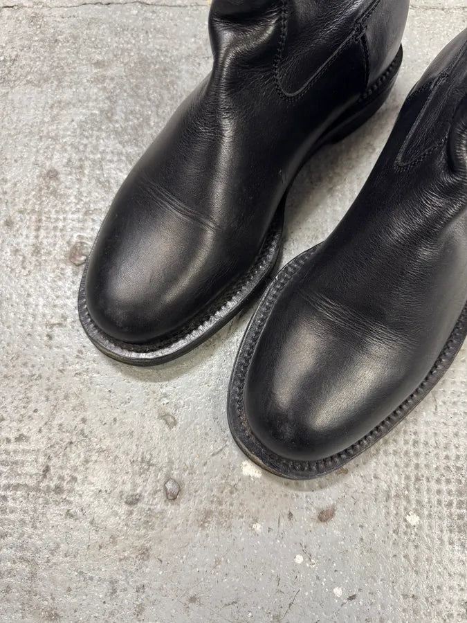 2000s Gucci Black Ankle Biker Leather Boots (42eu/us8.5) KyYvkAd 5