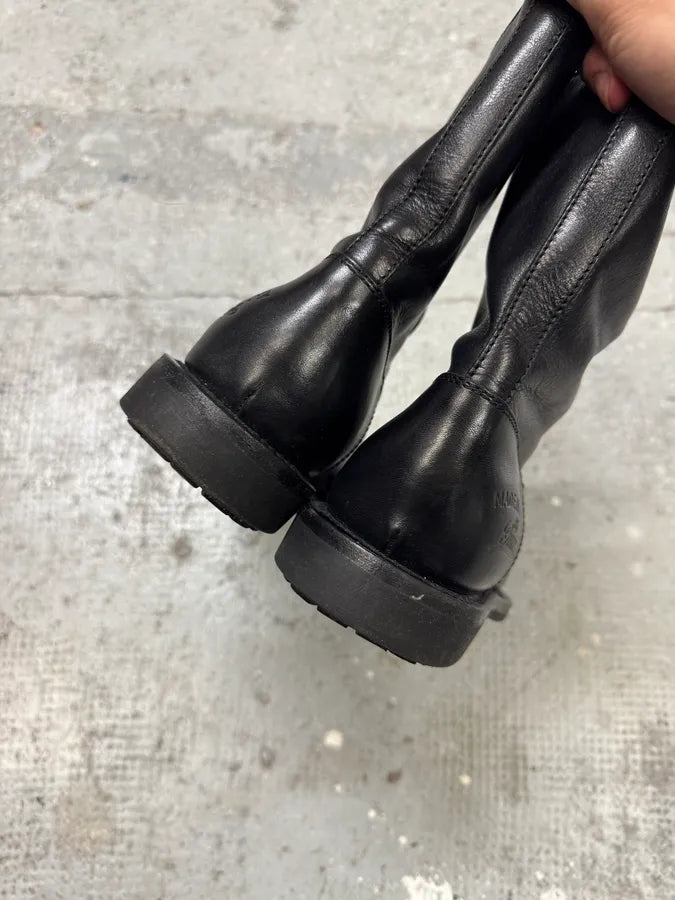 2000s Gucci Black Ankle Biker Leather Boots (42eu/us8.5) KyYvkAd 7