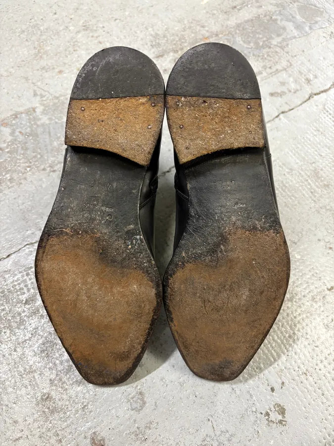 2000s Gucci Black Ankle Leather Boots skpblyJ 9