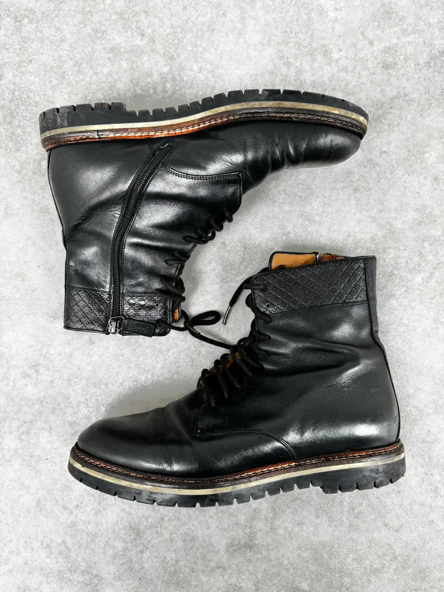 2000s Gucci Black Ankle Leather Boots wHJwquw 1