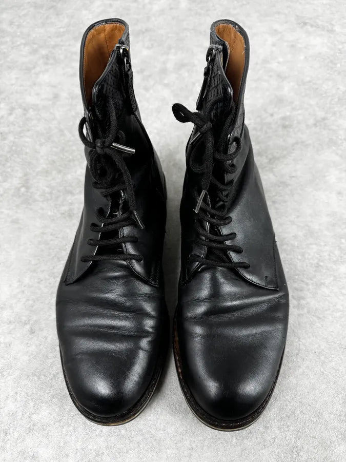 2000s Gucci Black Ankle Leather Boots wHJwquw 3