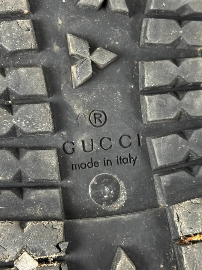 2000s Gucci Black Ankle Leather Boots wHJwquw 7
