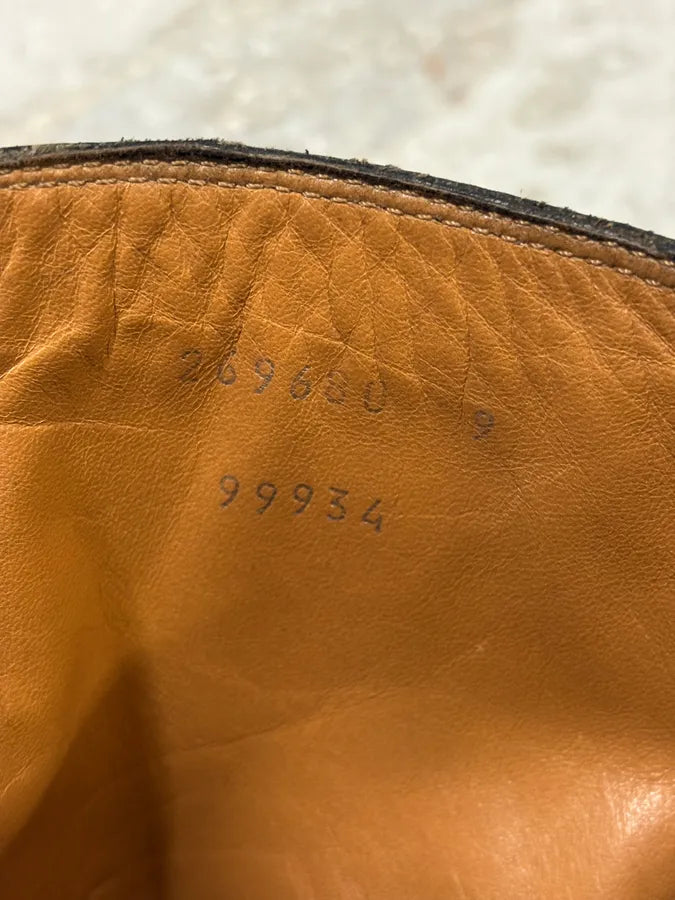 2000s Gucci Black Ankle Leather Boots GPNRcxu 9