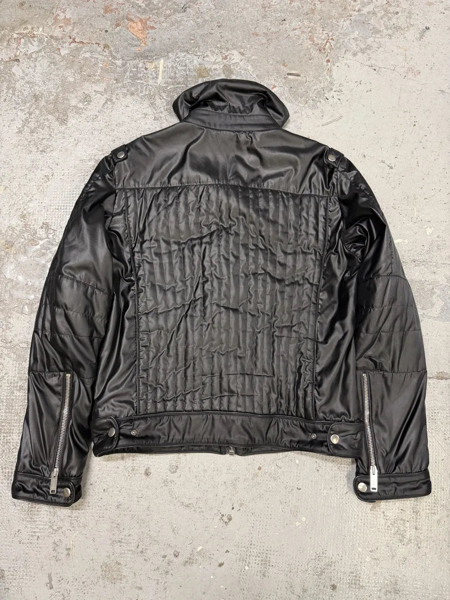 2000s Gucci Black Biker Avnat-Garde Puffer Jacket by Tom Ford xHHxWMb 1