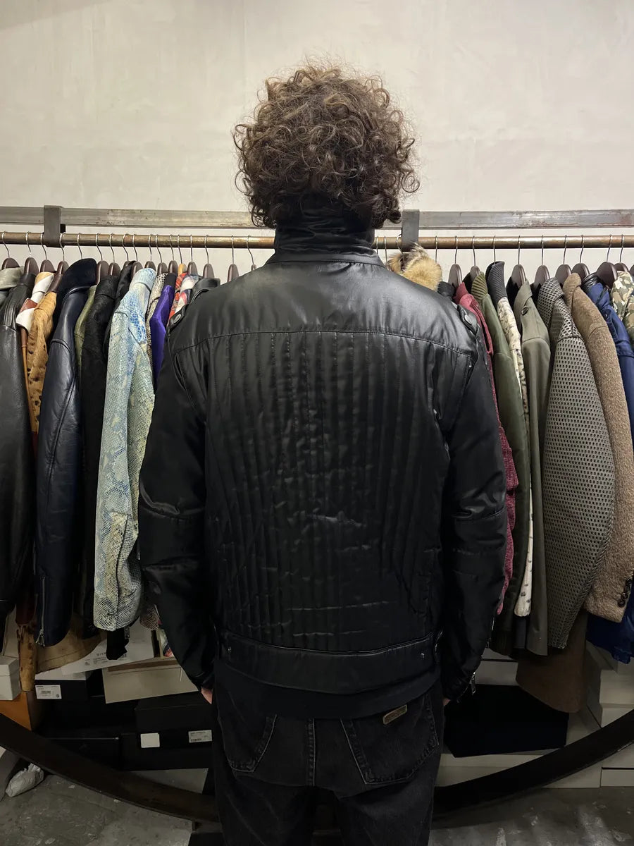 2000s Gucci Black Biker Avnat-Garde Puffer Jacket by Tom Ford xHHxWMb 3