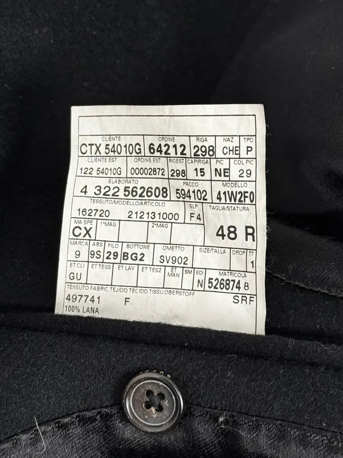 AW2002 Gucci Black Buttoned Trench Coat by Tom Ford IWAtwot 14