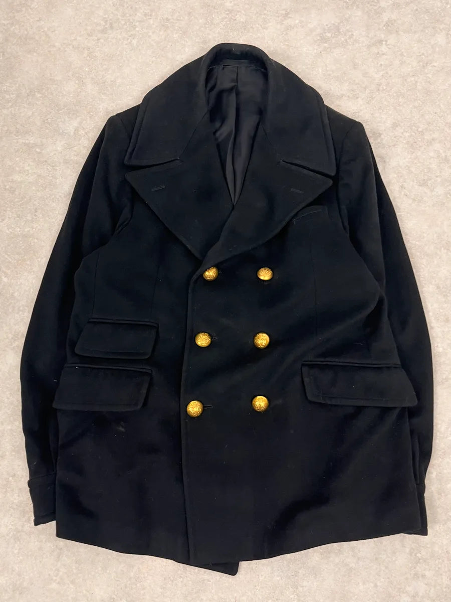 2000s Gucci Black Caban Officer Wool Jacket yubvjIP 3