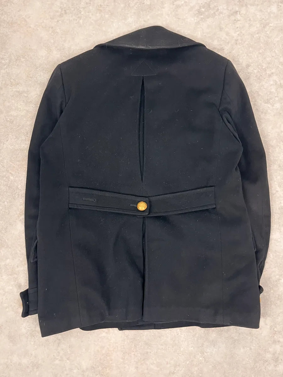 2000s Gucci Black Caban Officer Wool Jacket yubvjIP 5