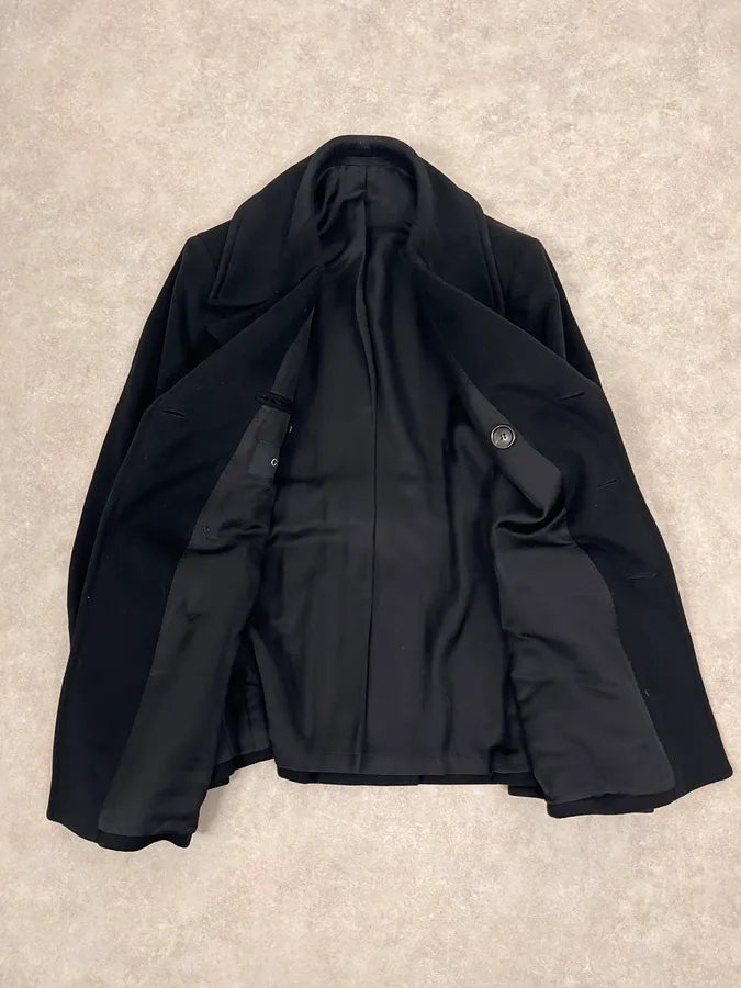 2000s Gucci Black Caban Officer Wool Jacket yubvjIP 6
