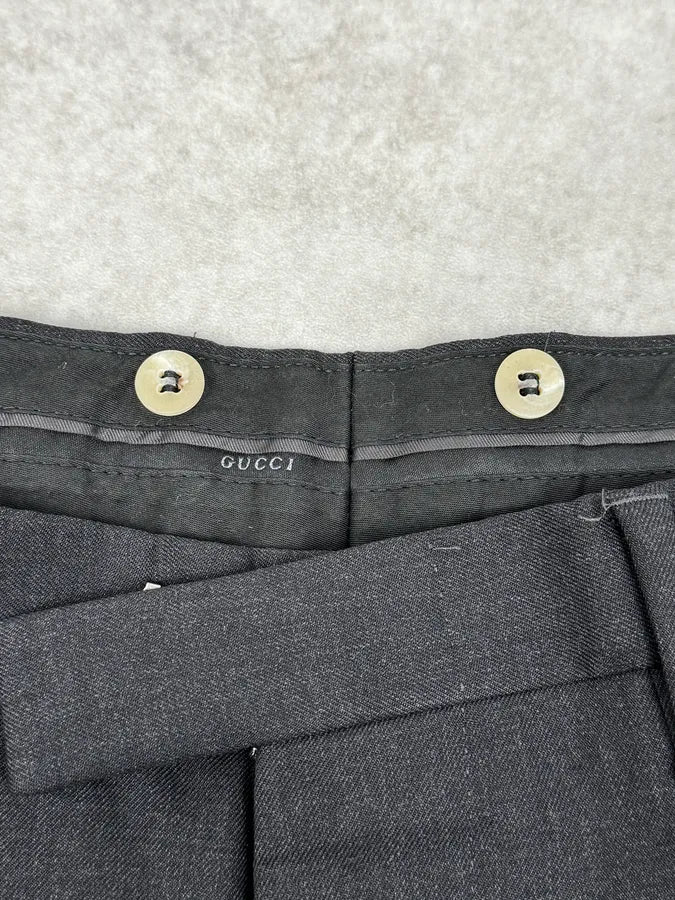2000s Gucci Black Classy Tailored Blazer & Pants USSTgYE 15