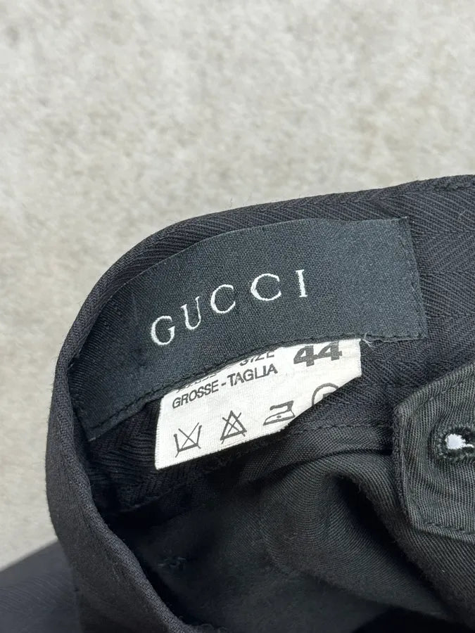 2000s Gucci Black Classy Tailored Pants eRcMpcY 7