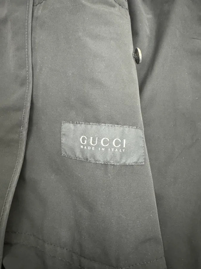2000s Gucci Black Classy Windbreaker Jacket YmlkiGl 12