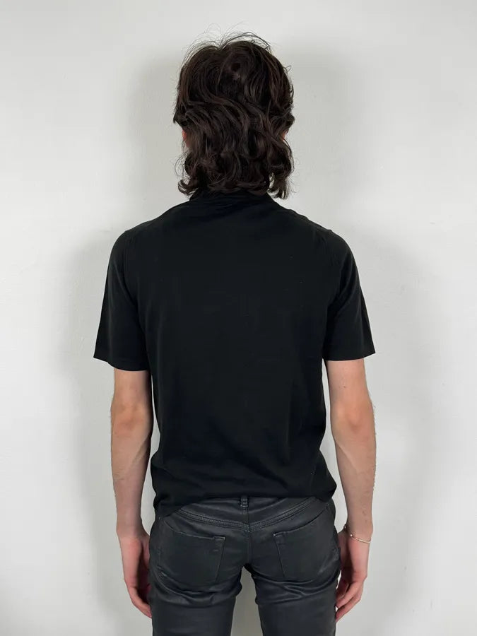 2000s Gucci Black Cotton Minimalist Premium Polo trnOfrc 2
