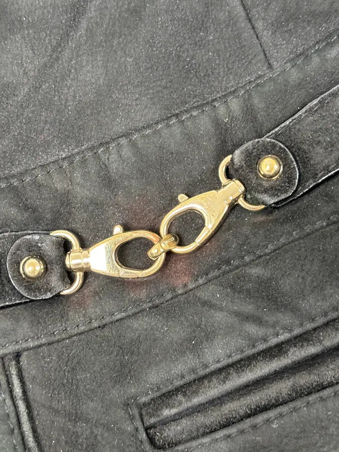 2000s Gucci Black Fur Shearling Leather Premium Jacket GtDBqJc 8