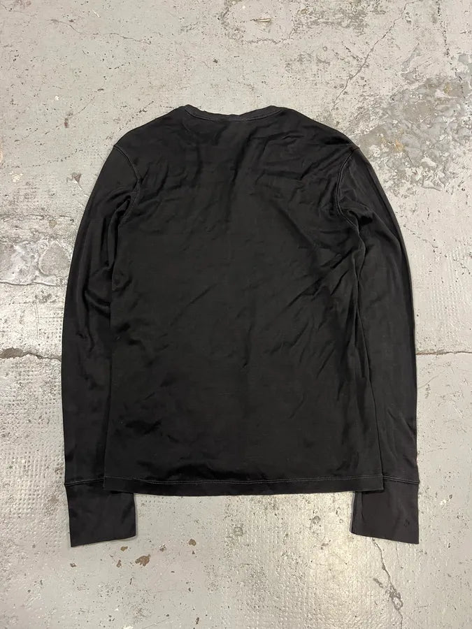 2000s Gucci Black Henley  lWgMxaR 3