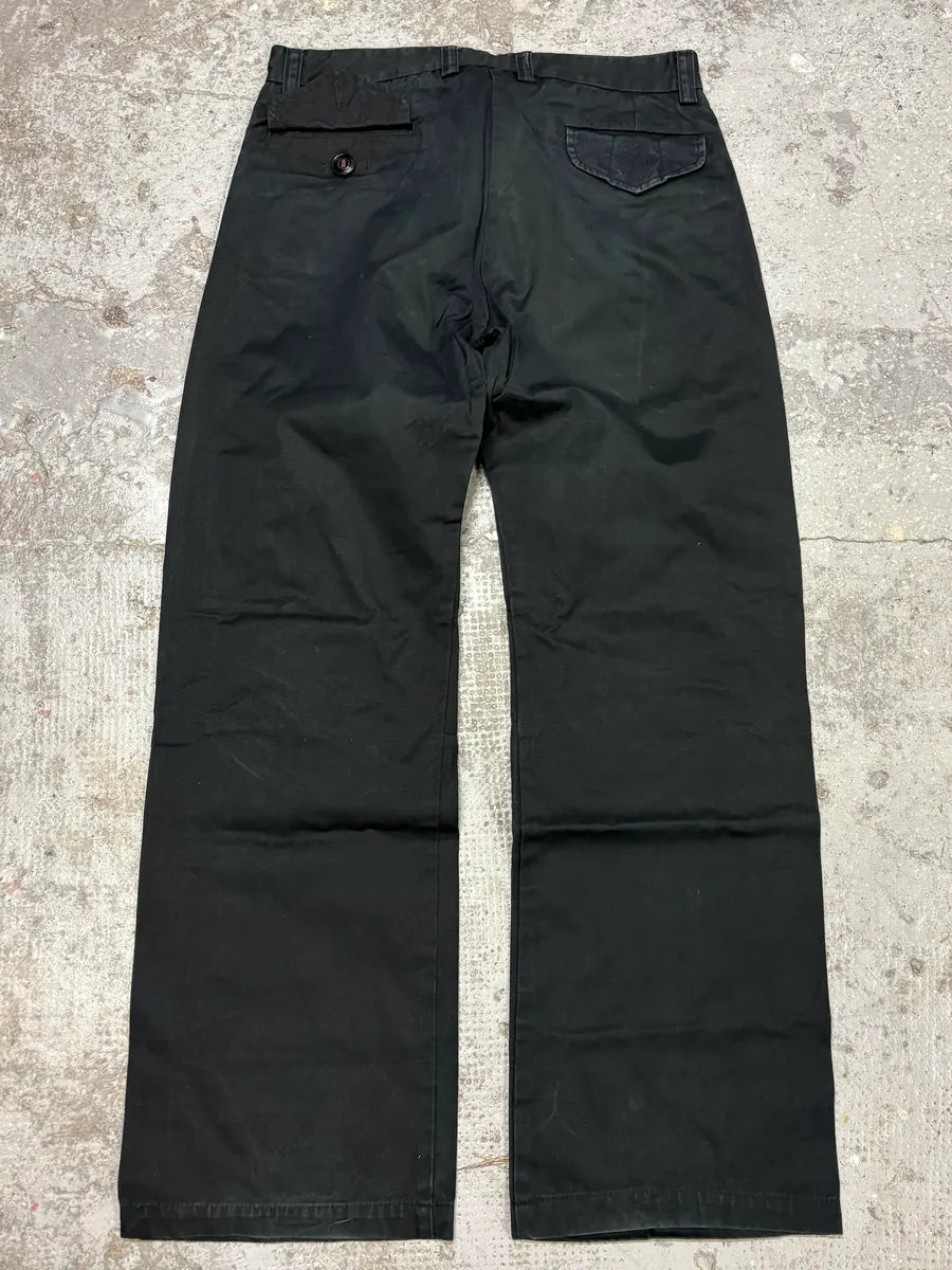 2000s Gucci Black Large Minimalist Pants YhszKlz 5