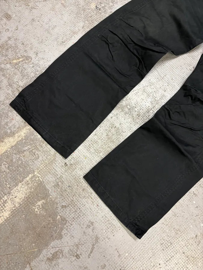 2000s Gucci Black Large Minimalist Pants YhszKlz 6