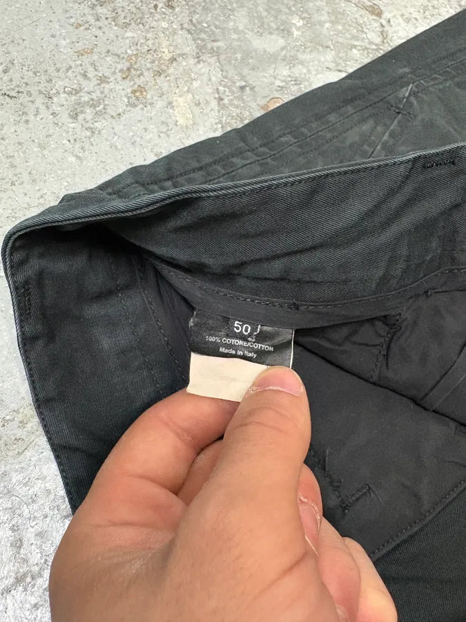 2000s Gucci Black Large Minimalist Pants YhszKlz 8