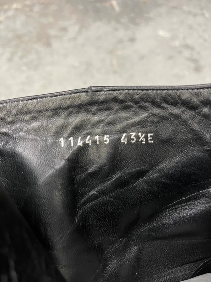 2000s Gucci Black Leather Ankle Boots (44eu/us10) pgAoFKW 8